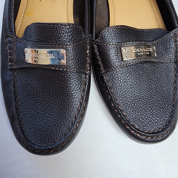 🌸Coach |‎ Fredrica Leather Mocassins, size 7.5 - Picture 8 of 10
